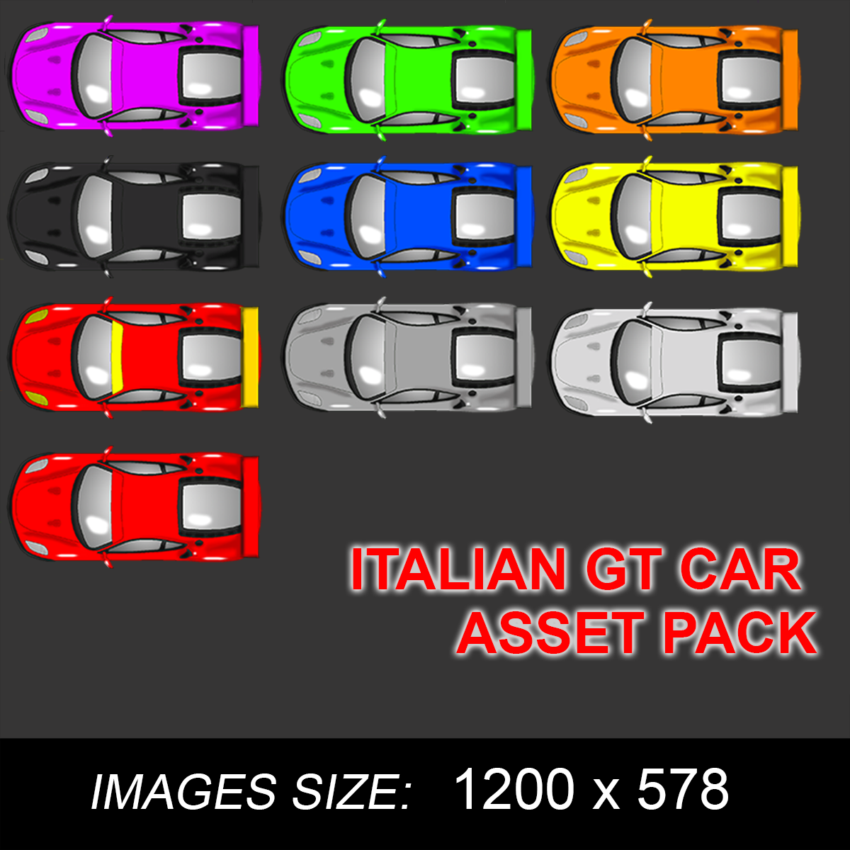 ITALIAN GT RACE CAR ASSET PACK