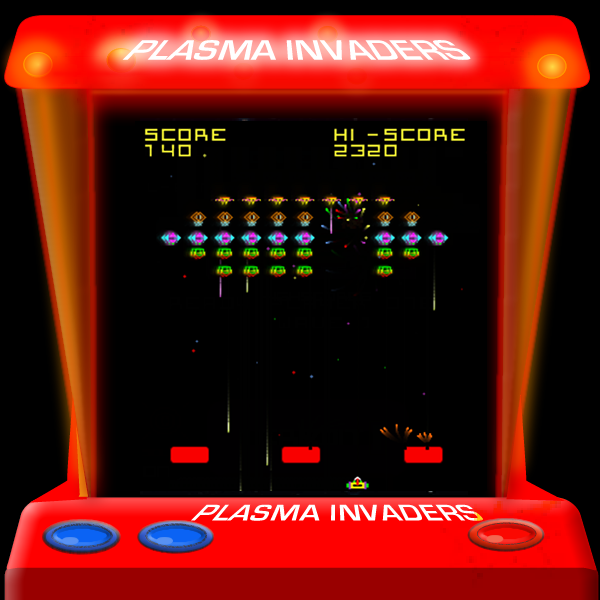 Plasma Space Invaders (Classic Arcade Experience) by Gazzapper