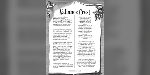 Cover image for Valiance Crest
