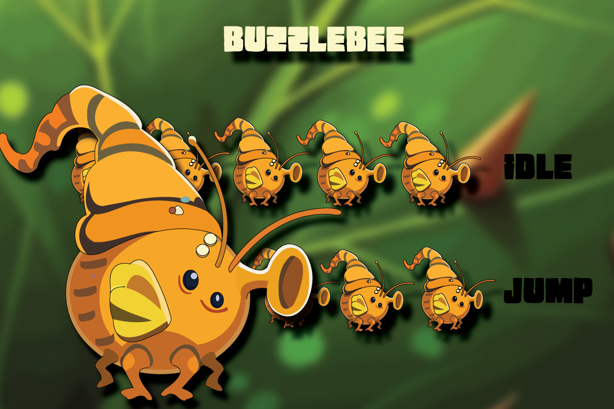 Buzzlebee Sprite Sheet