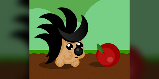 Cover image for Lando the Hedgehog: Apple Rain