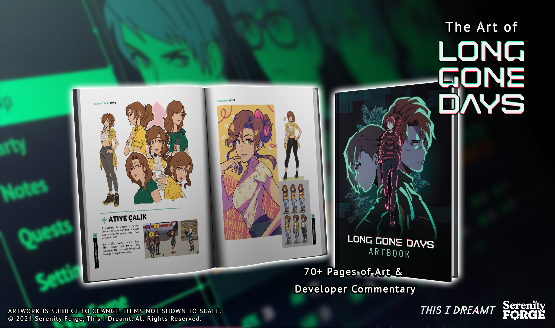 Cover image for Long Gone Days - Art Book