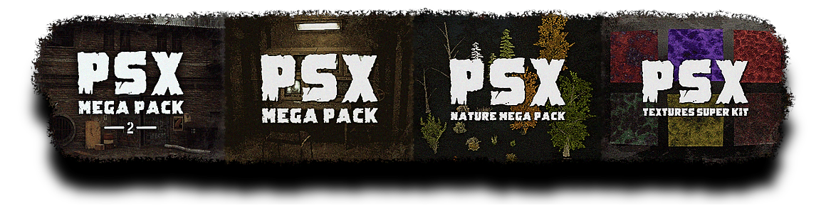 PSX-style horror game assets pack featuring low-poly 3D models, retro pixel textures, eerie ambient sound effects, creepy background music, survival horror props, vintage game aesthetics, haunted house elements, polygonal characters, spooky lighting, and chilling audio loops for retro-inspired games