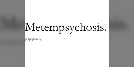 Cover image for Metempsychosis