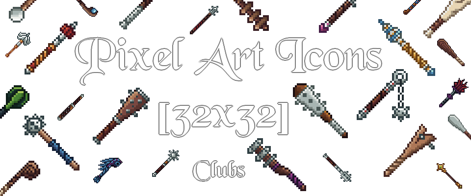 Pixel Art Clubs - Icons