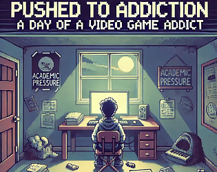 Pushed to Addiction: A Day of a Video Game Addict