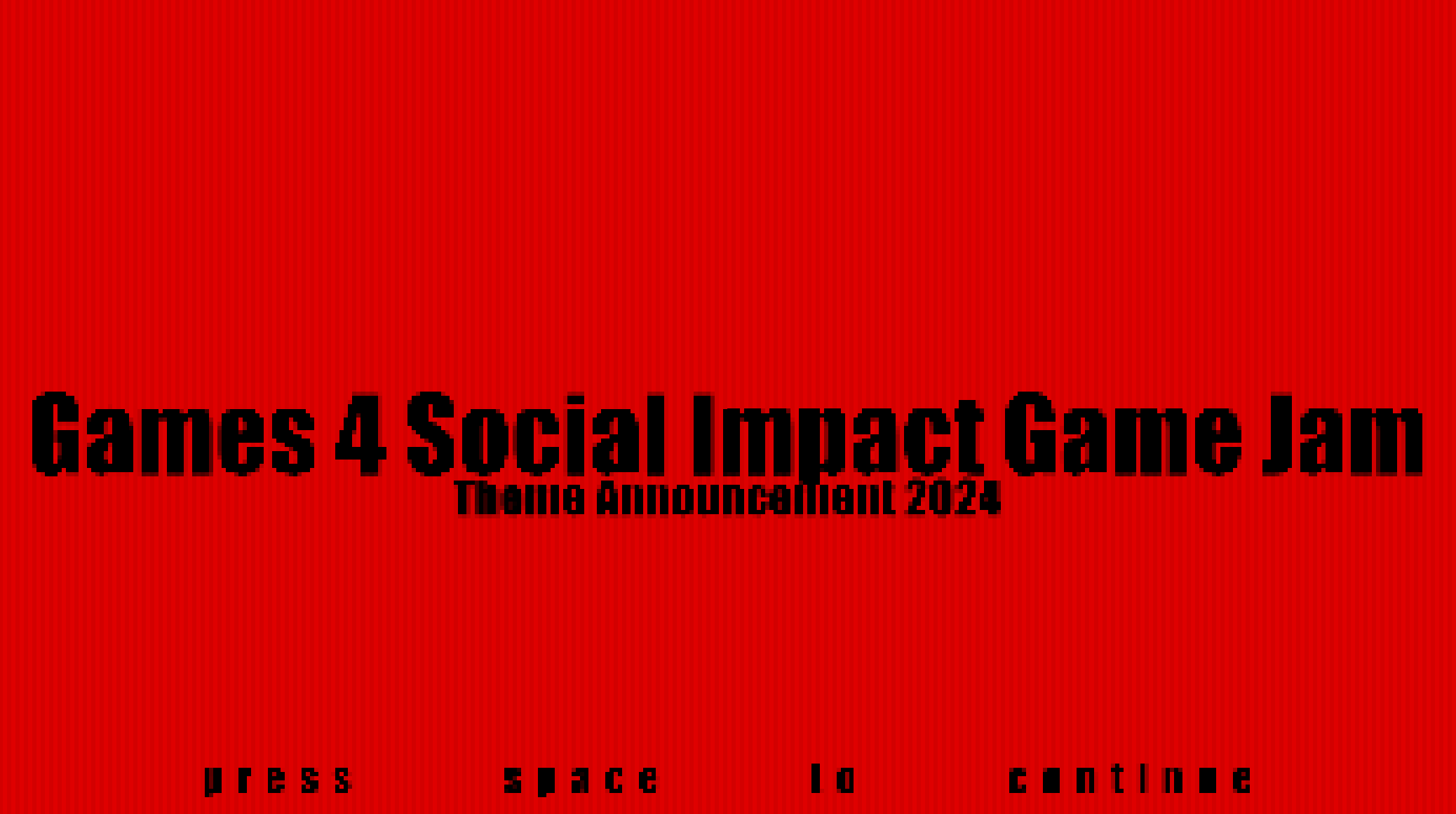 Games 4 Social Impact Game Jam Theme Reveal 2024