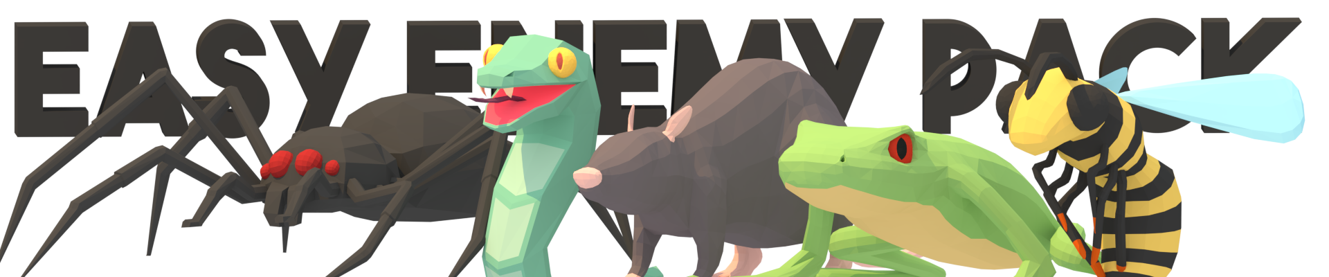 LowPoly Animated Easy Enemies