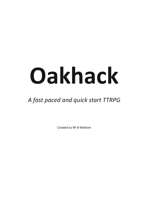 Cover image for Oakhack