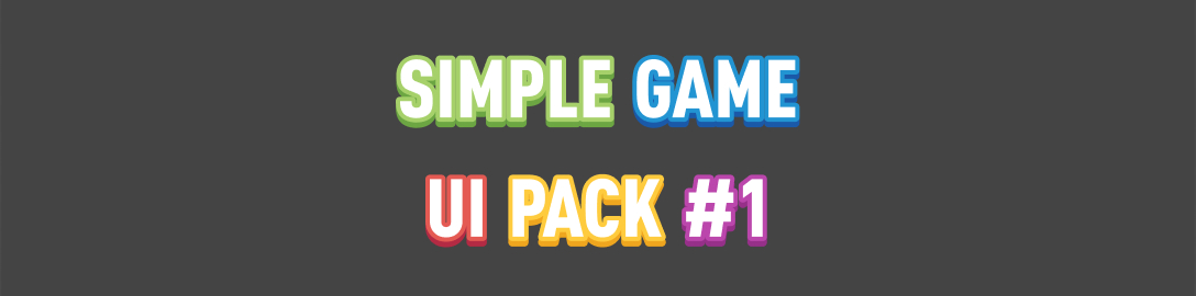 Simple Game UI Pack #1