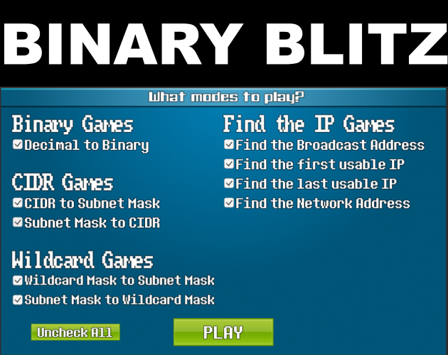 Binary Blitz