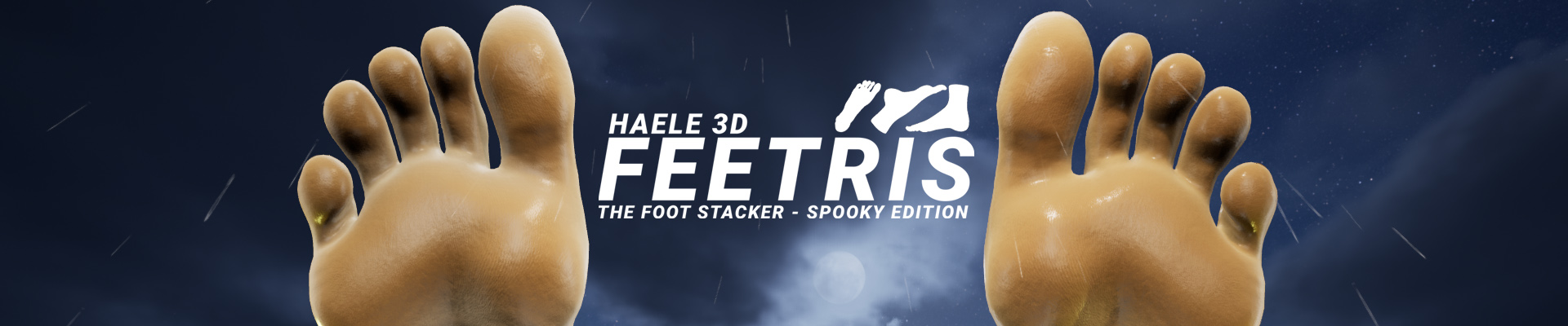 HAELE 3D -  Feetris - The Foot Stacker- Spooky  Edition