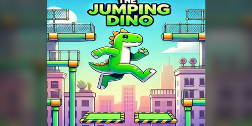 Cover image for THE JUMPING DINO