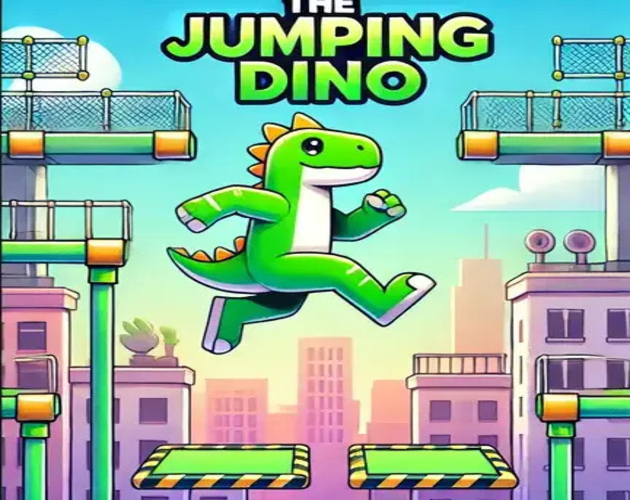 Cover image for THE JUMPING DINO