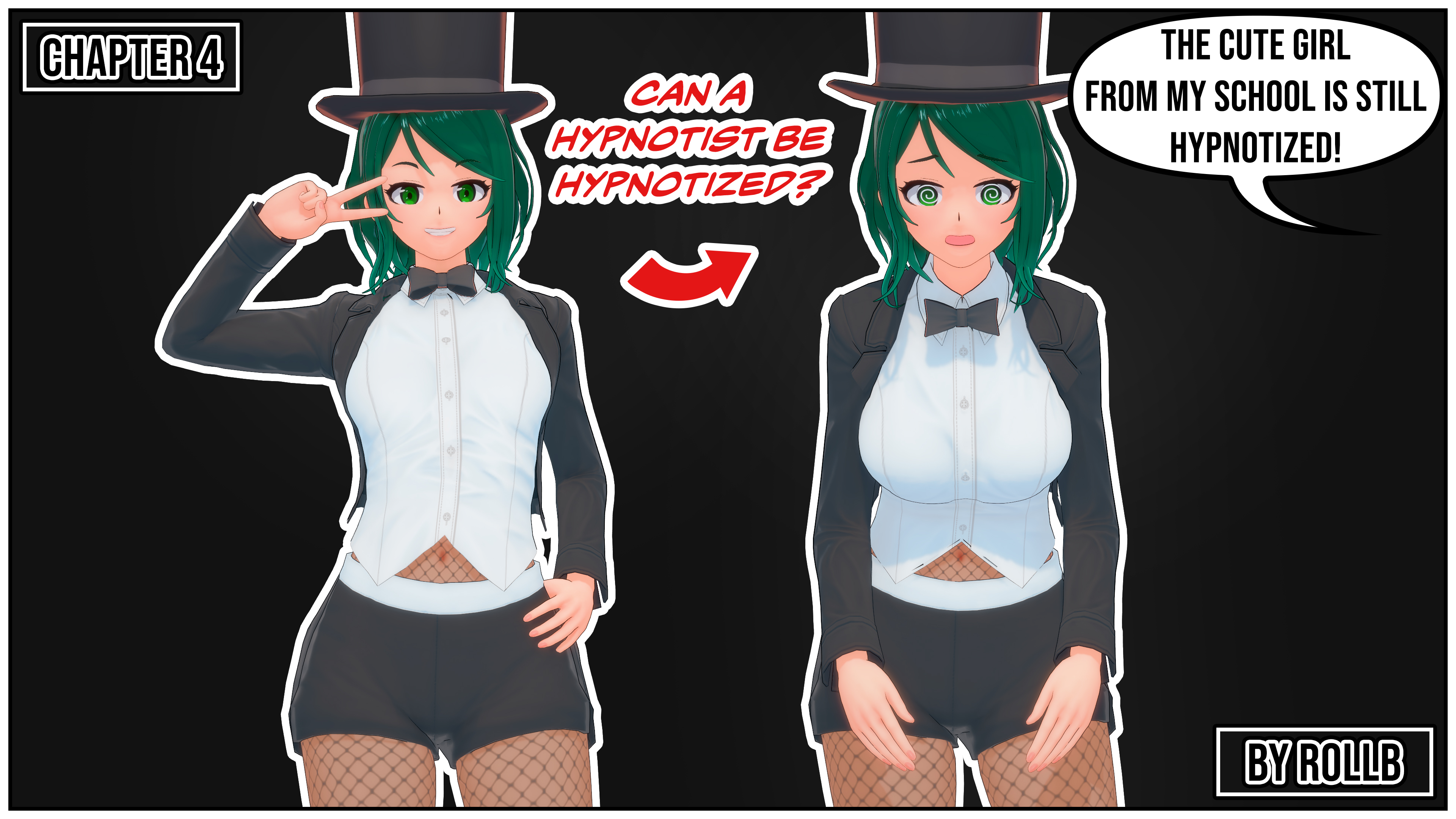 Cover image for The cute girl from my school is still hypnotized! Chapter 04