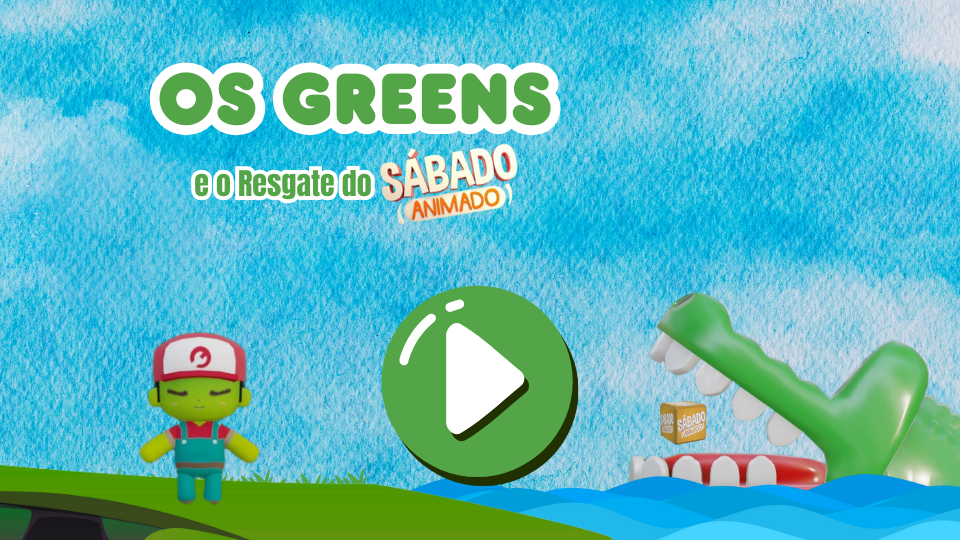 Cover image for Os Greens e o Resgate do Sábado Animado