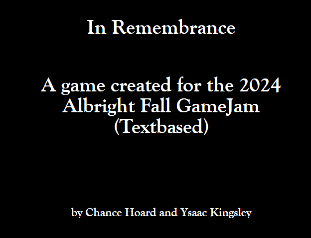 Cover image for In Rememberance
