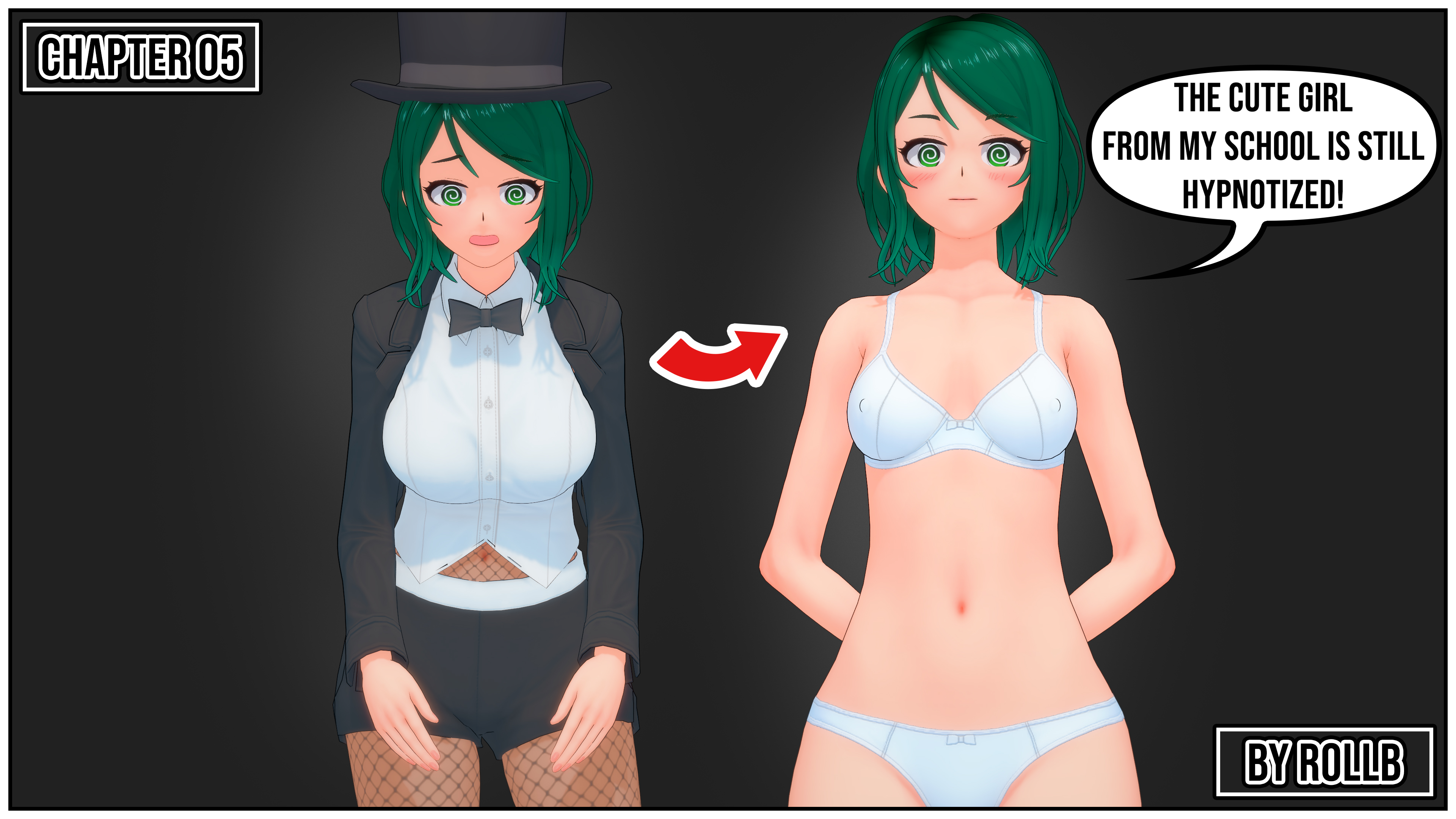 Cover image for The cute girl from my school is still hypnotized! Chapter 05