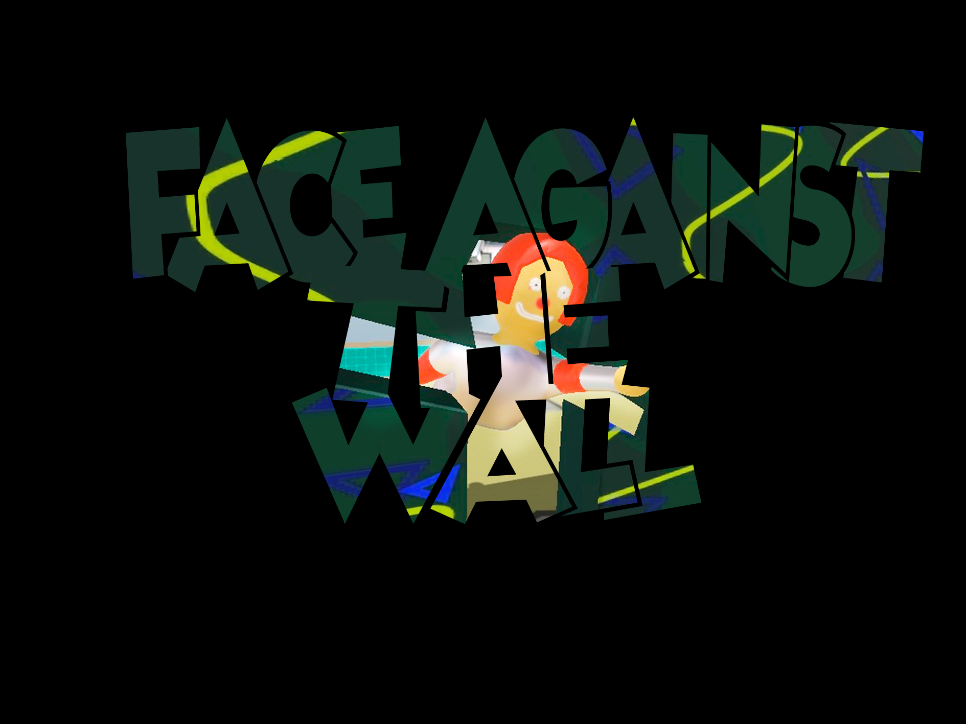 Face against the wall