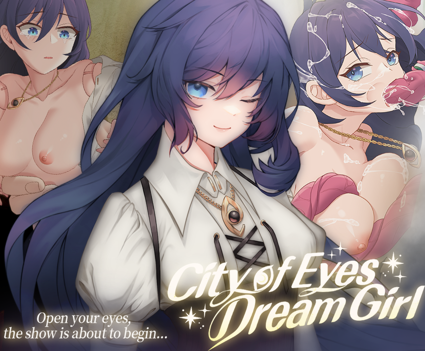Cover image for The city of eyes and the girl in dreamland