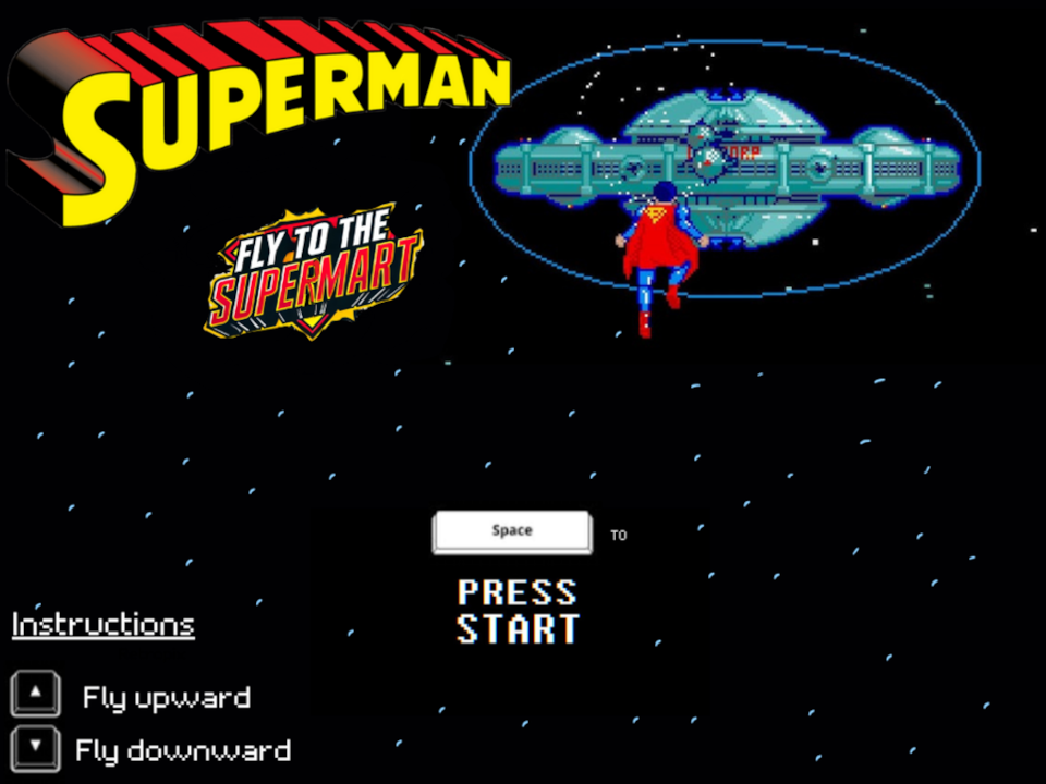 Cover image for Superman: Fly to the SuperMart