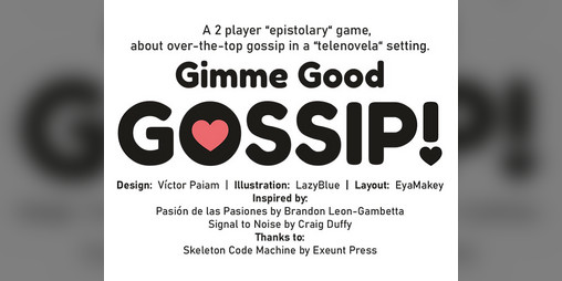 Cover image for Gimme Good GOSSIP!