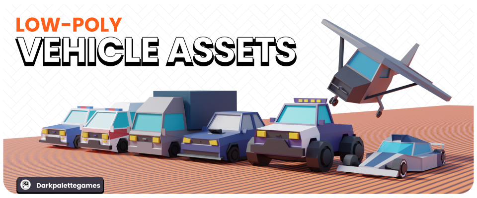 LOW-POLY VEHICLE ASSETS