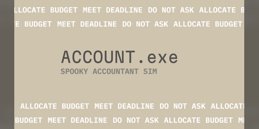 Cover image for ACCOUNT.EXE