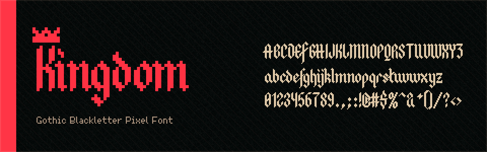 Pixel Font - Kingdom