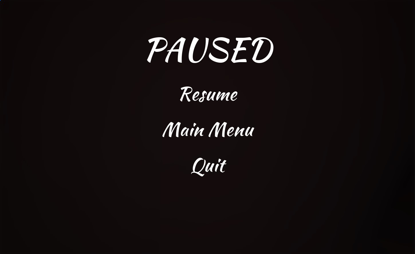 Pause Menu