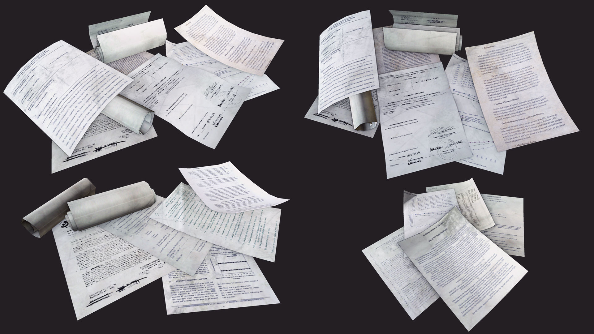 Paper Defdread Paper Debris Asset by GamePoly