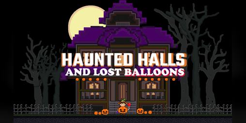 Cover image for Haunted Halls And Lost Balloons