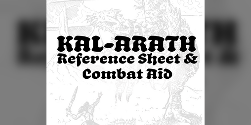 Cover image for Kal-Arath Reference Sheet and Combat Aid