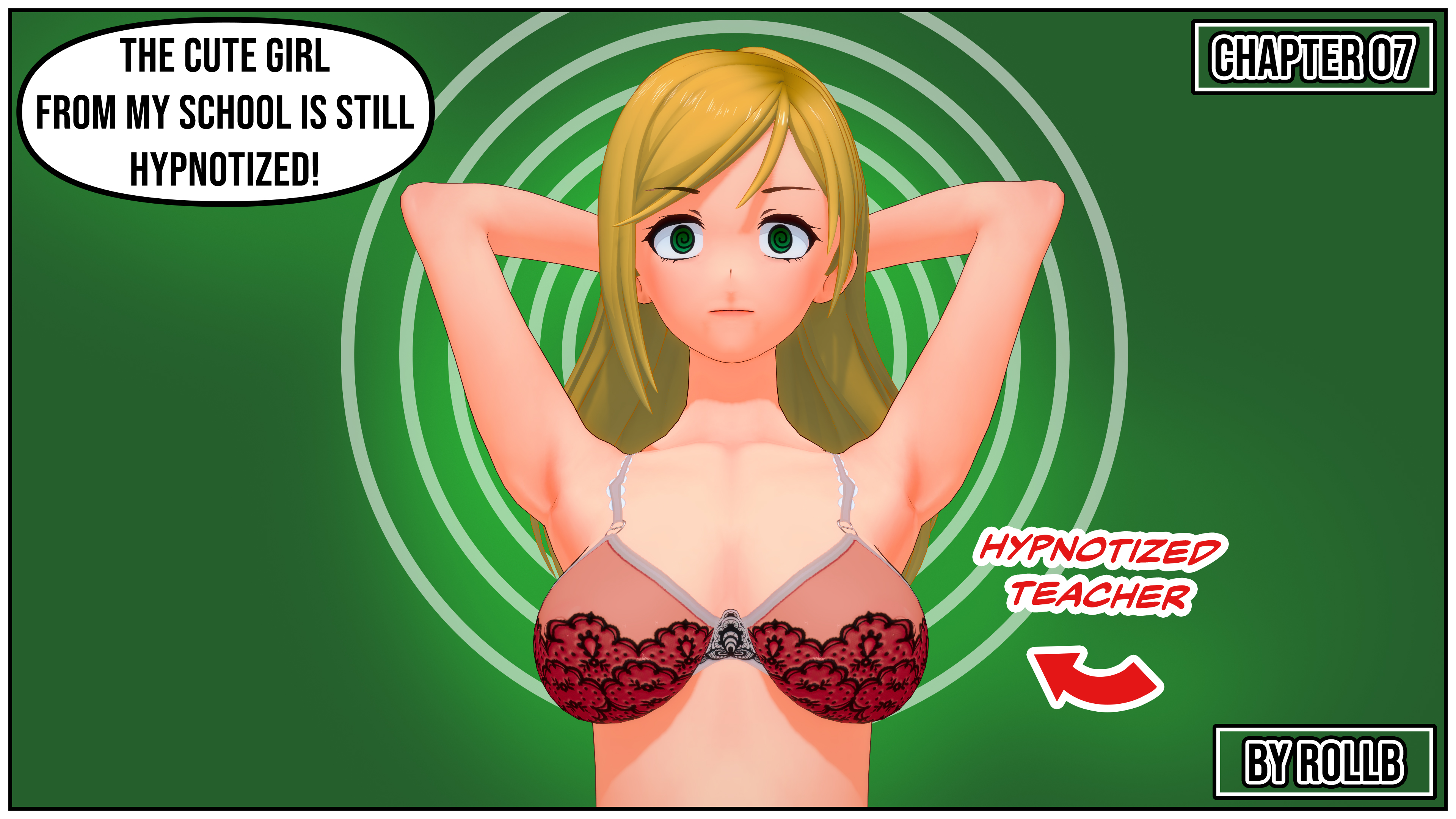 Cover image for The cute girl from my school is still hypnotized! Chapter 07
