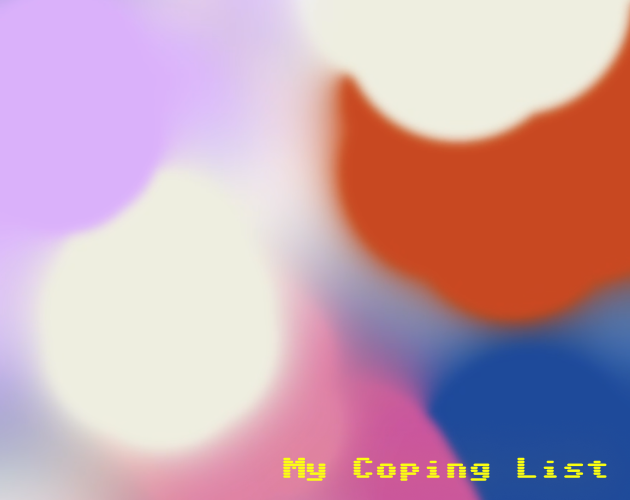 My Coping List