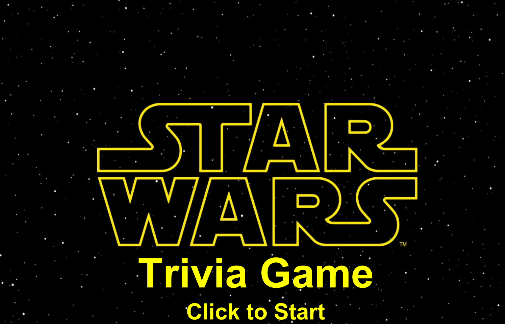 Star Wars Trivia Game