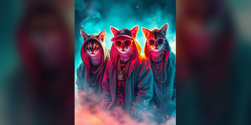 Cover image for COOL CATS: LO-FI STREET VIBES