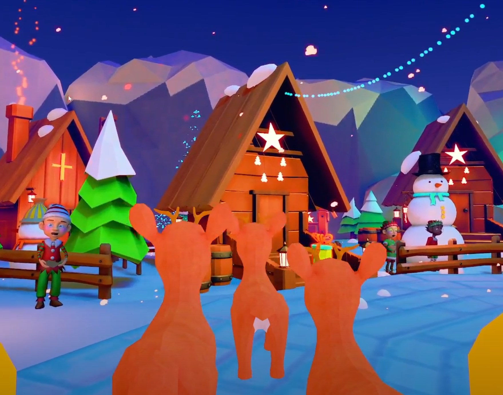 Christmas flythrough vr by xrdevmeta
