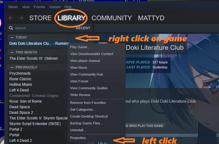 How Do I Get To The Game Files Doki Doki Literature Club Community Itch Io