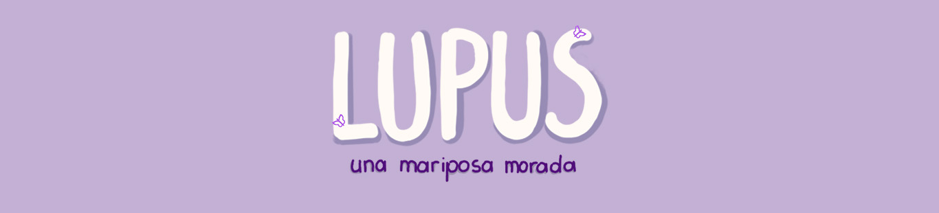 LUPUS. Una mariposa morada