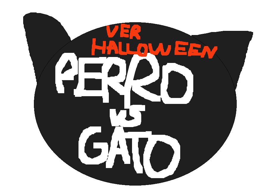 perro vs gato version halloween