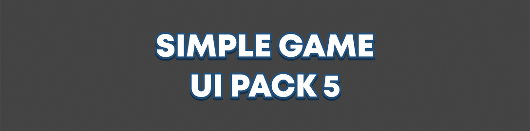 Simple Game UI Pack #5