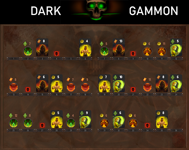Cover image for Darkgammon Cards and Dice