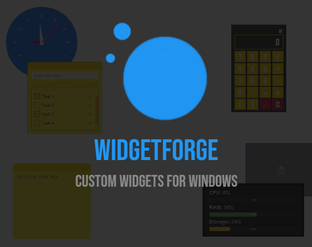 Widgetforge by bitshoot studios