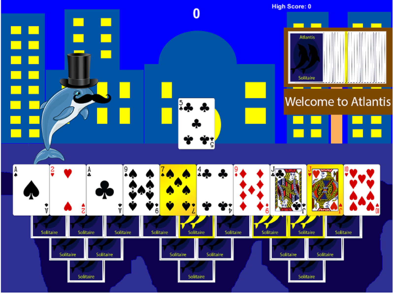 Atlantis Solitaire Prototype