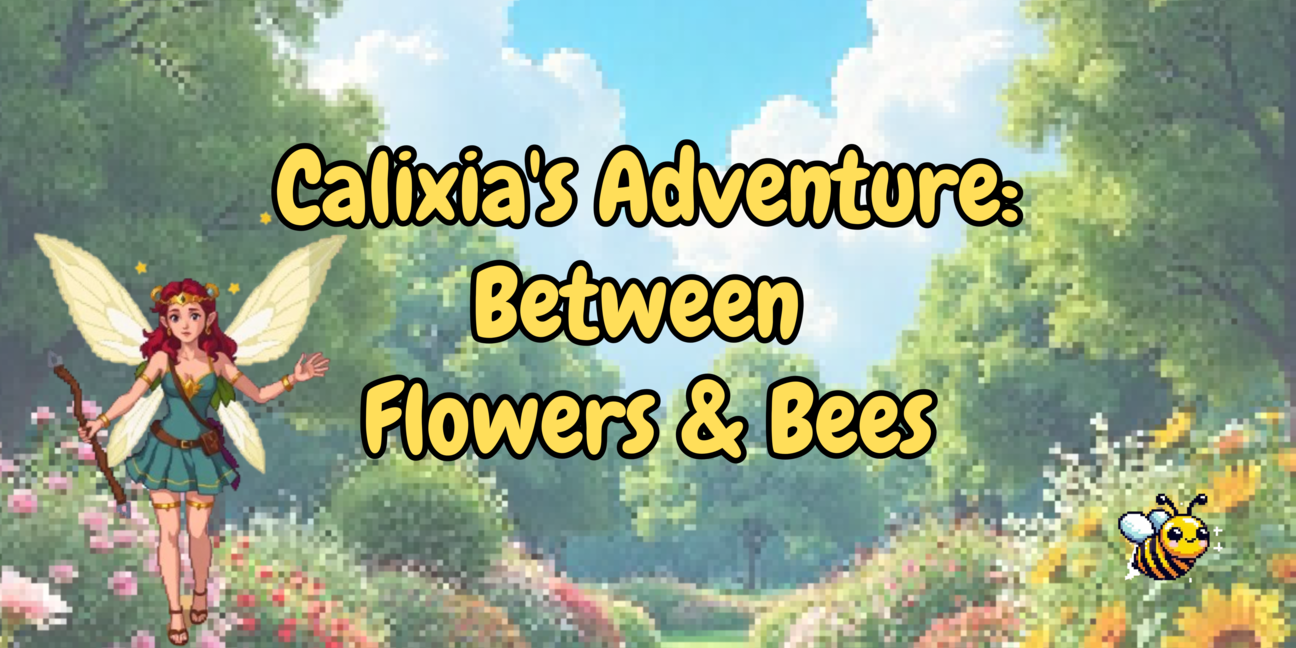 Calixia's Adventure  Between  Flowers & Bees