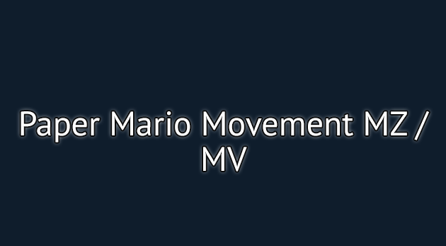 Paper Mario Movement Plugin - RPG Maker MZ/MV