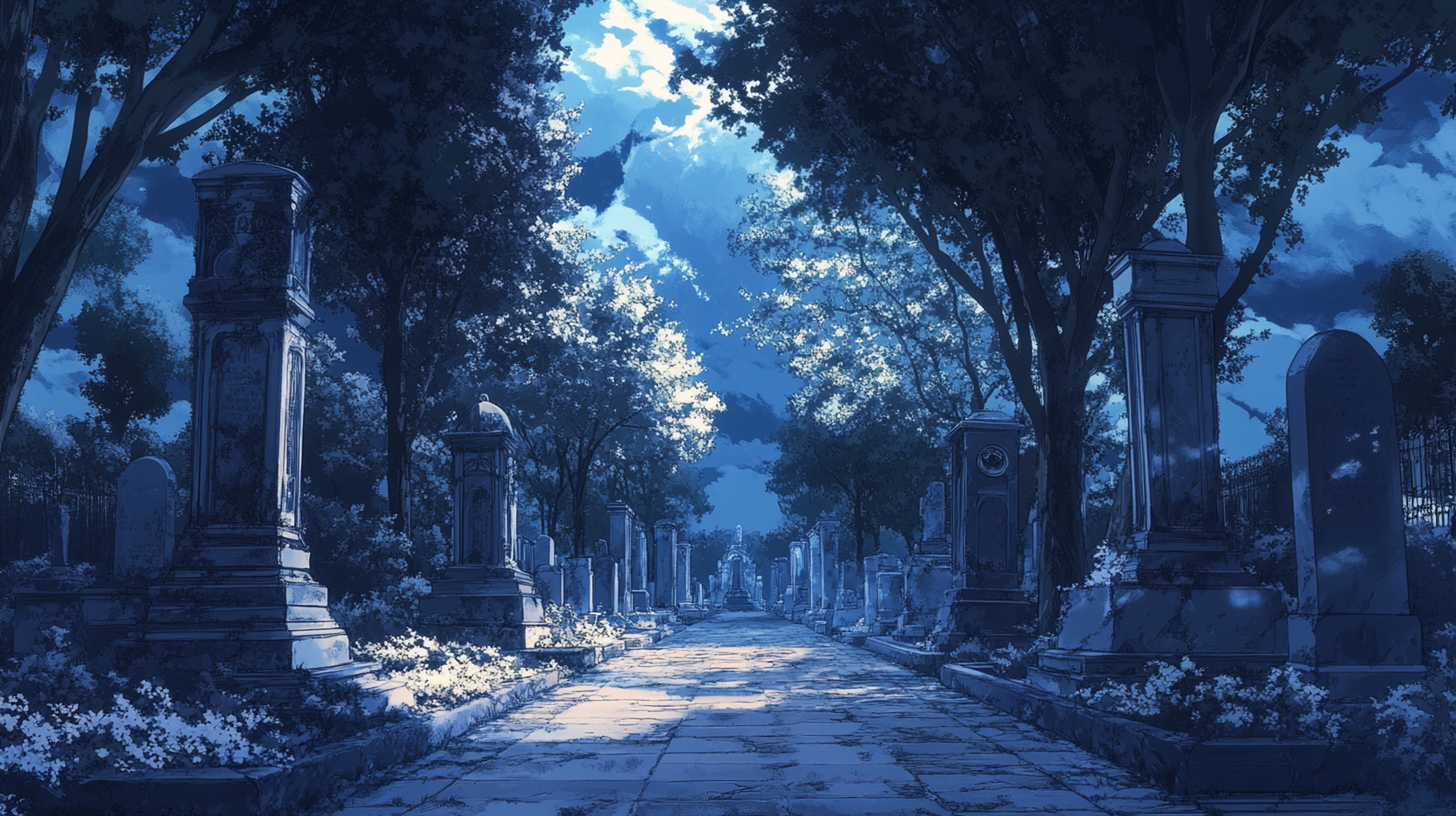 FREE HORROR CEMETERY VN BACKGROUNDS