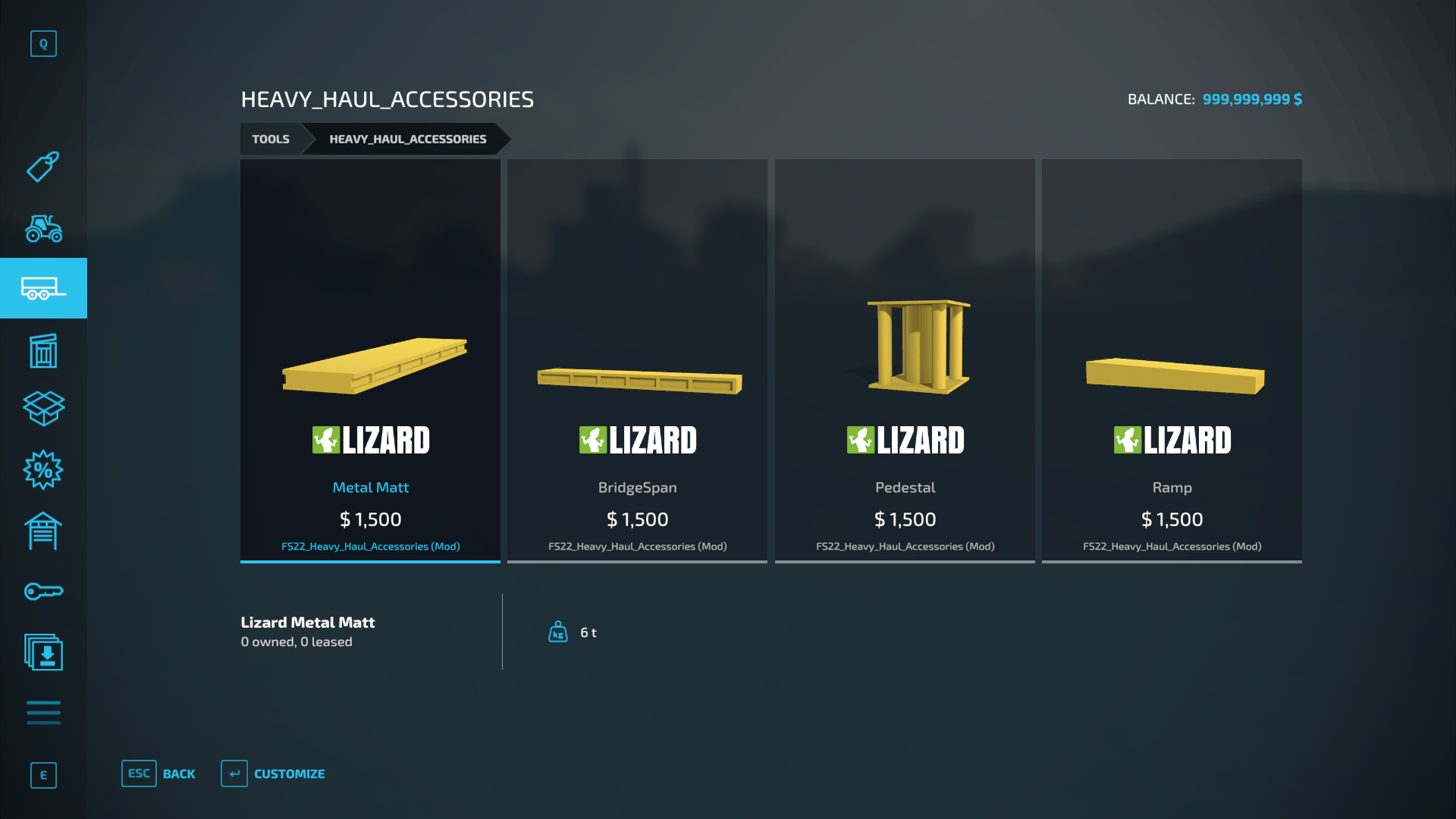 Heavy Haul Accessories