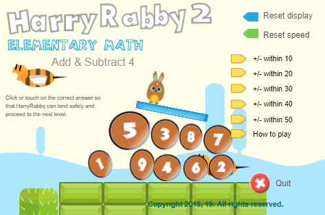 HarryRabby2 Adding and Subtracting 4 numbers FULL